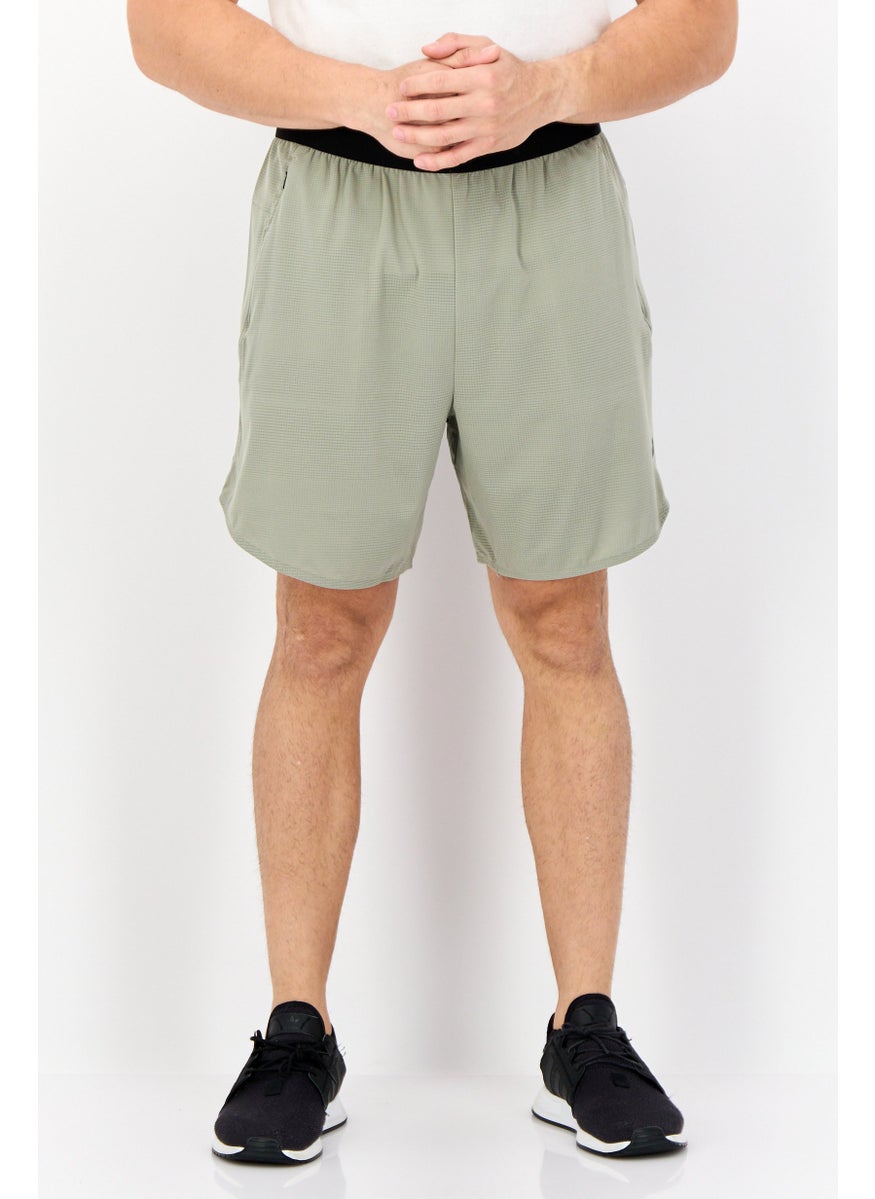 Men Sportswear Fit 7 Inseam Brand Logo Training Short, Green