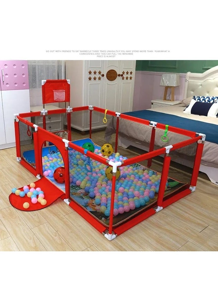 Baby Fence Portable Child Playpen Foldable with 30 Balls