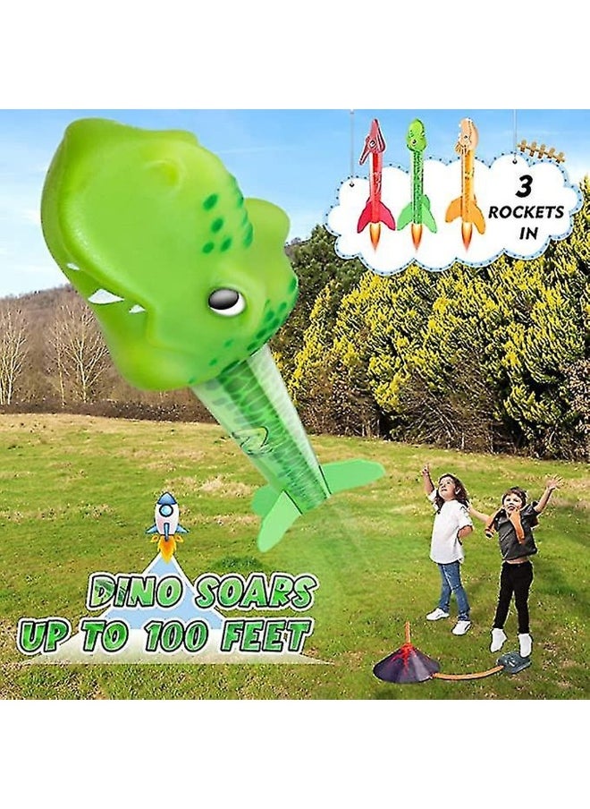 Dinosaur Stomp Toy Rocket Toy For Kids Rocket Launcher For Kids