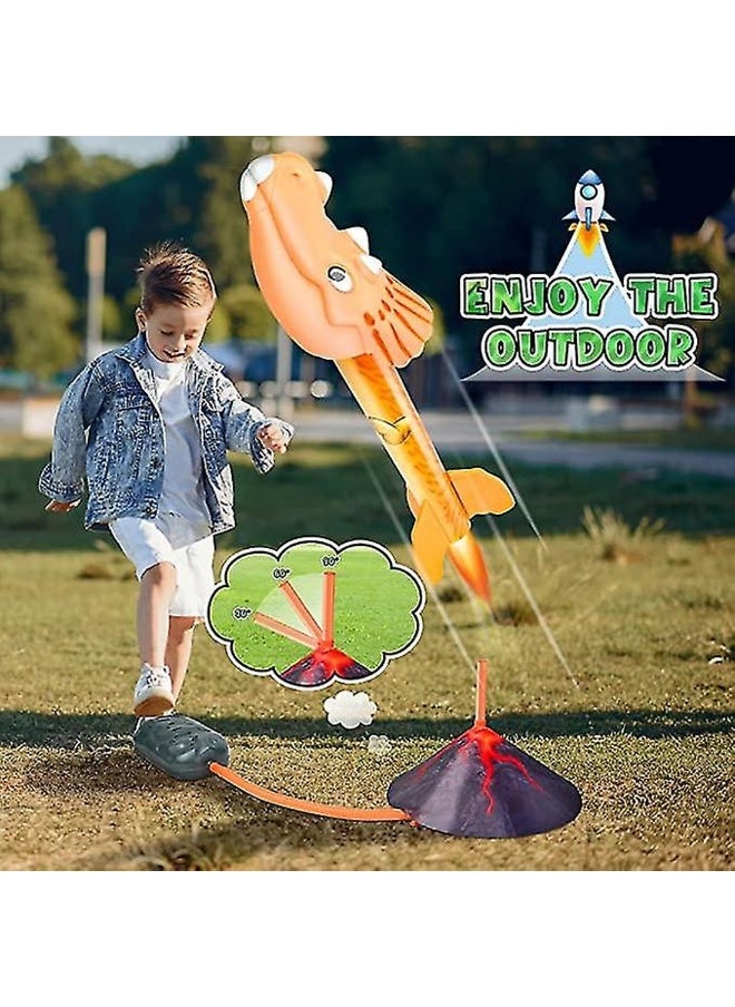 Dinosaur Stomp Toy Rocket Toy For Kids Rocket Launcher For Kids