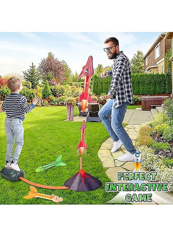 Dinosaur Stomp Toy Rocket Toy For Kids Rocket Launcher For Kids