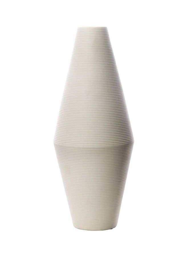 Ceramic Decorative Vase White 32cm