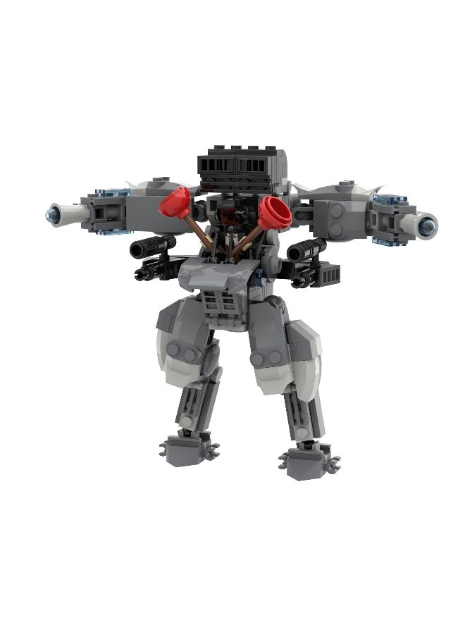 Skibidi Toilet Man Toy Building Blocks 258Pcs Unmatched Mecha Warrior Man Toy Ideas Toys Battle Horror Game Model Ideas Toys Gifts for Adult u0026 Kids