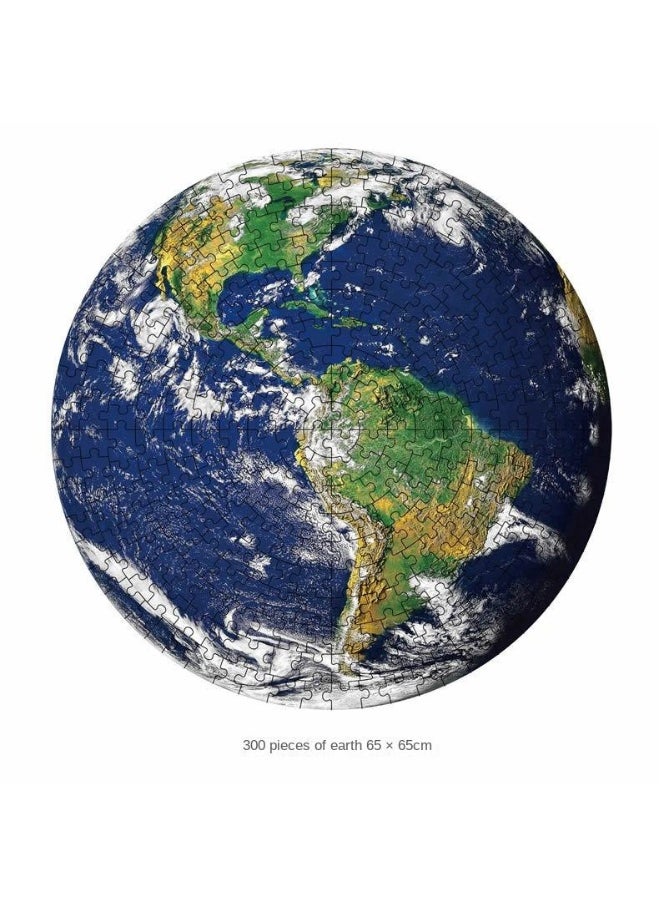 300 Pieces Earth Puzzles For Adults Kids Space Gifts Planet Puzzle