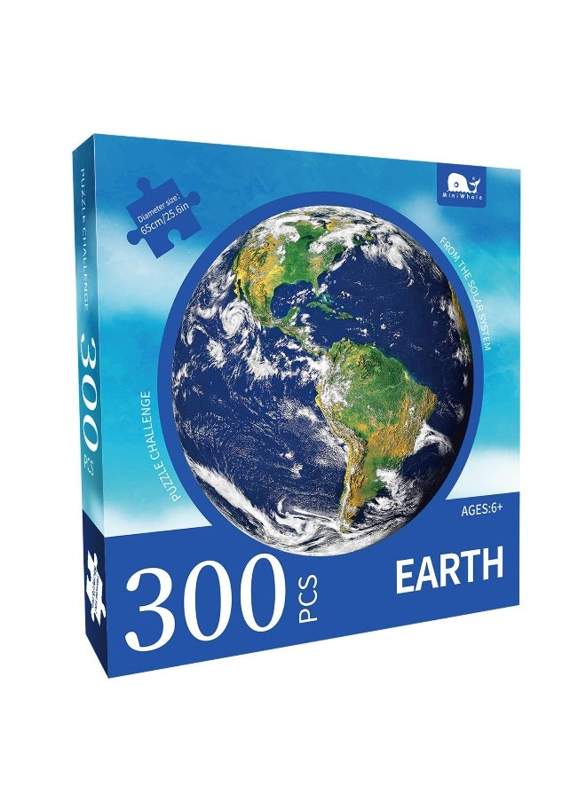 300 Pieces Earth Puzzles For Adults Kids Space Gifts Planet Puzzle