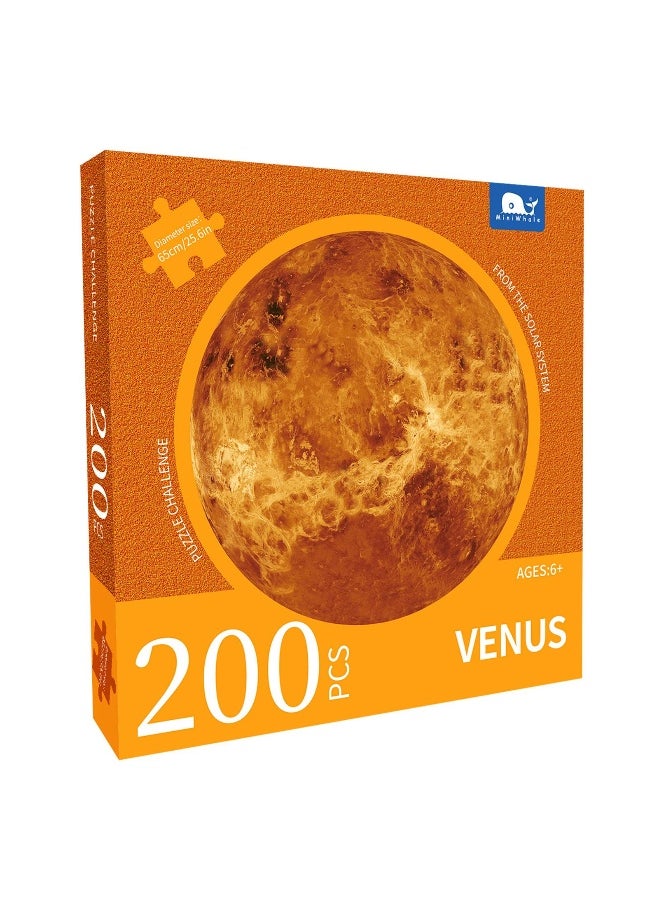 200 Pieces Venus Puzzles For Adults Kids Space Gifts Planet Puzzle