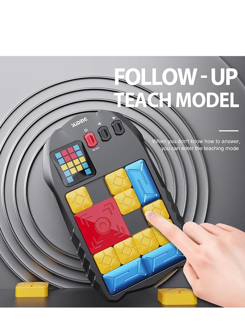 Sliding Block Puzzle Game for Kids and Adults | Brain Teaser Educational Toy | Fun Sliding Piece Puzzle Board | Portable Travel Game for Focus and Logic Skills