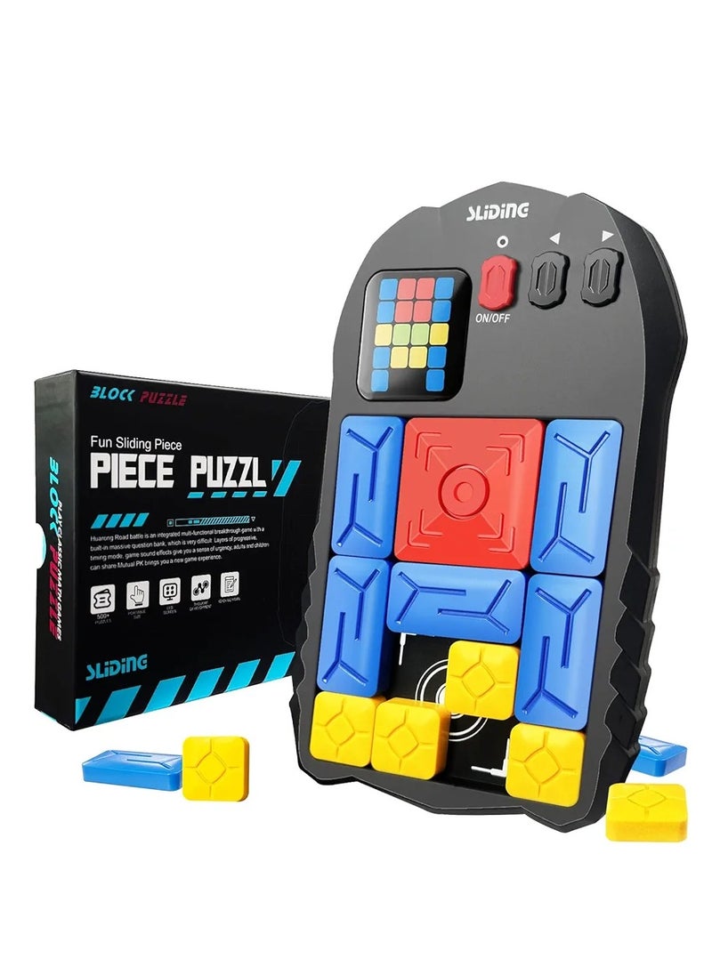 Sliding Block Puzzle Game for Kids and Adults | Brain Teaser Educational Toy | Fun Sliding Piece Puzzle Board | Portable Travel Game for Focus and Logic Skills