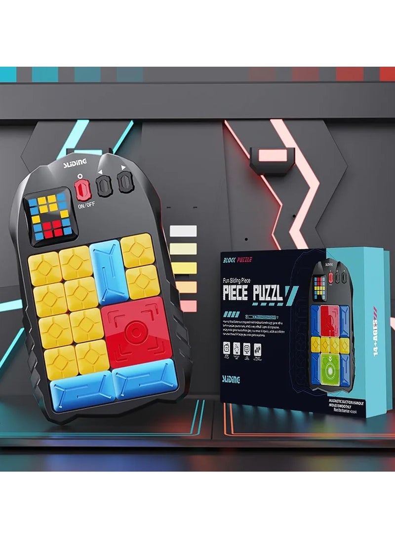 Sliding Block Puzzle Game for Kids and Adults | Brain Teaser Educational Toy | Fun Sliding Piece Puzzle Board | Portable Travel Game for Focus and Logic Skills