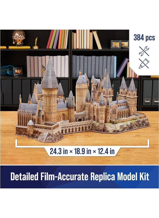 Harry Potter Deluxe Hogwarts Castle With Astronomy Tower And Great Hall Model Kit 384 Pcs