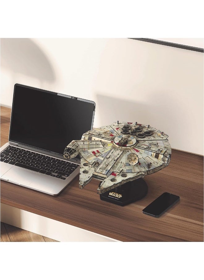 Star Wars Millennium Falcon 3D Model Kit 223 Pcs Star Wars Toys Desk Decor Building Toys Paper Model Kits