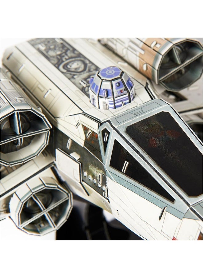 Star Wars T-65 X Wing Starfighter 3D Model Kit 160 Pcs Star Wars Toys Desk Decor Building Toys Paper Model Kits