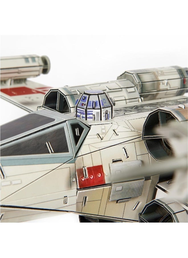 Star Wars T-65 X Wing Starfighter 3D Model Kit 160 Pcs Star Wars Toys Desk Decor Building Toys Paper Model Kits