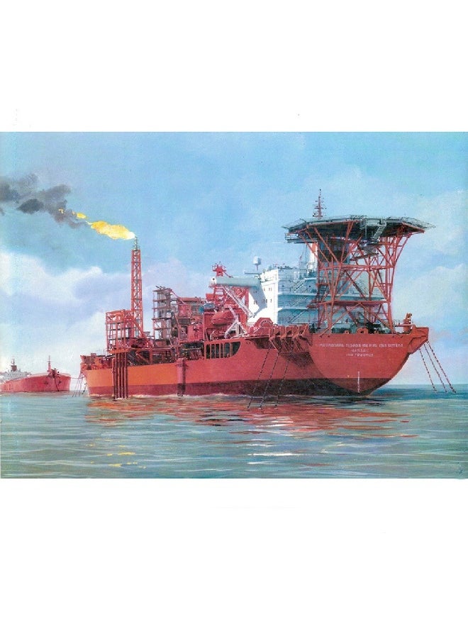 Norwegian FPSO Offshore Floating Production Tanker DIY Paper Model Kit Handmade Toy Puzzle Gift