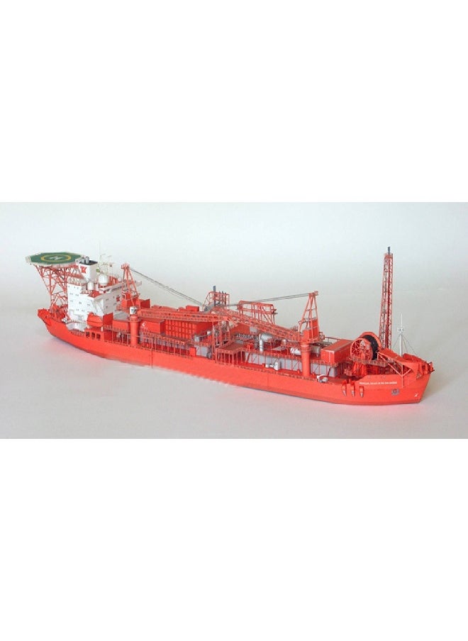 Norwegian FPSO Offshore Floating Production Tanker DIY Paper Model Kit Handmade Toy Puzzle Gift