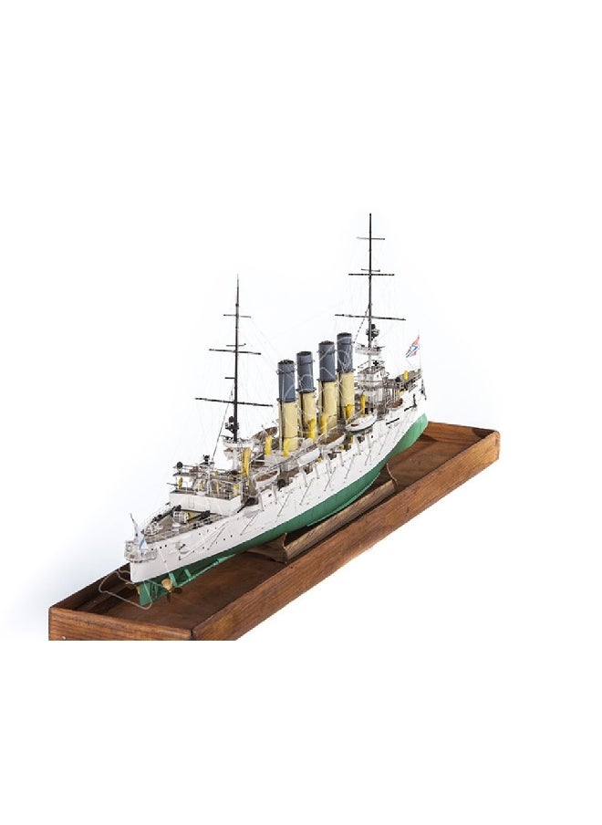 Tsarist Varyag Protected Cruiser DIY Paper Model Kit Handmade Toy Puzzle Gift