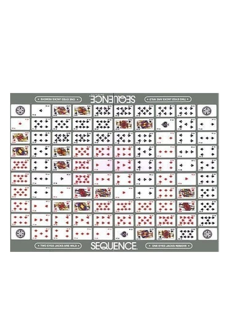 Sequence Board GAME Multi Color Board Game for Family