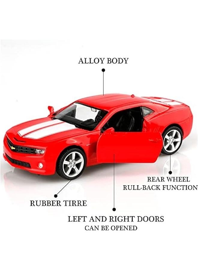 1/36 Scale 2010 Chevy Camaro Diecast Car Models,Pull Back Vehicles Toy Cars,Cars Gifts for Boys Girls