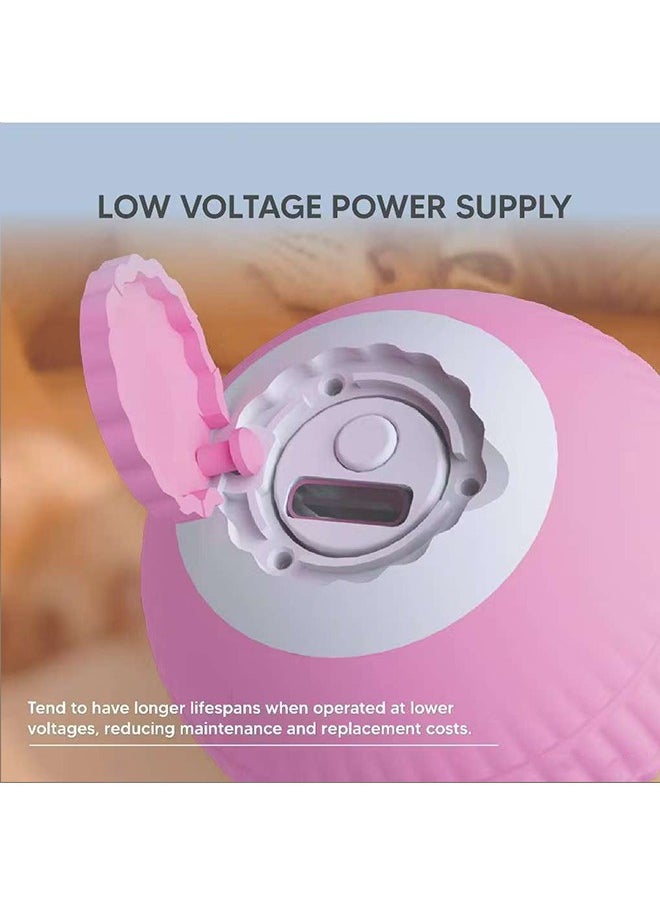 Smart Auto-Rolling Cat Toy Ball with Touch Activation u0026 Type-C Fast Charge - Durable Interactive Pet Companion