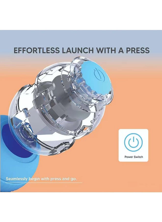 Smart Auto-Rolling Cat Toy Ball with Touch Activation u0026 Type-C Fast Charge - Durable Interactive Pet Companion