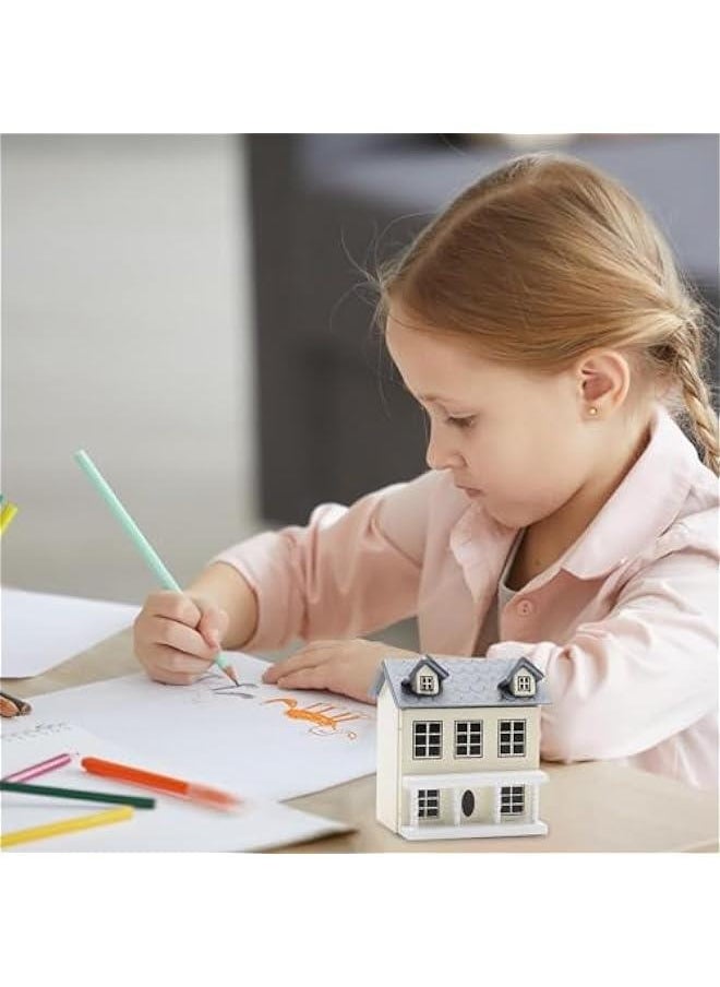 Doll House Toy for Kids Handmade Tiny House Toys Villa Small House Miniature Villa for Children Miniature House Model kit for Children Tiny House Building, Beige, NL1Q5TVF8HE9KEGMHV