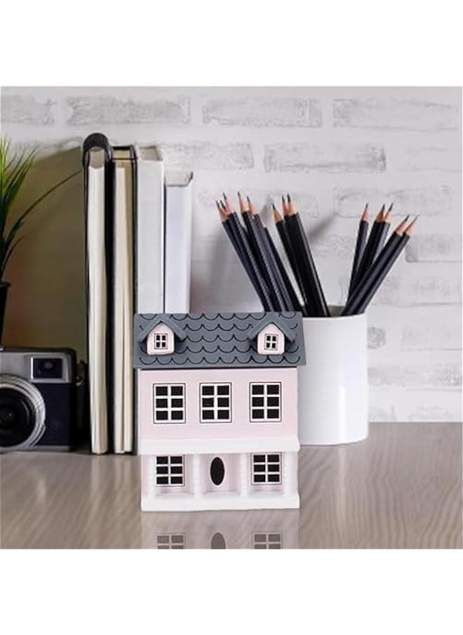 Doll House Toy for Kids Handmade Tiny House Toys Villa Small House Miniature Villa for Children Miniature House Model kit for Children Tiny House Building, Pink, MKH5Q1TFVMGKEEMK5CM