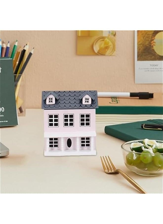 Doll House Toy for Kids Handmade Tiny House Toys Villa Small House Miniature Villa for Children Miniature House Model kit for Children Tiny House Building, Pink, MKH5Q1TFVMGKEEMK5CM