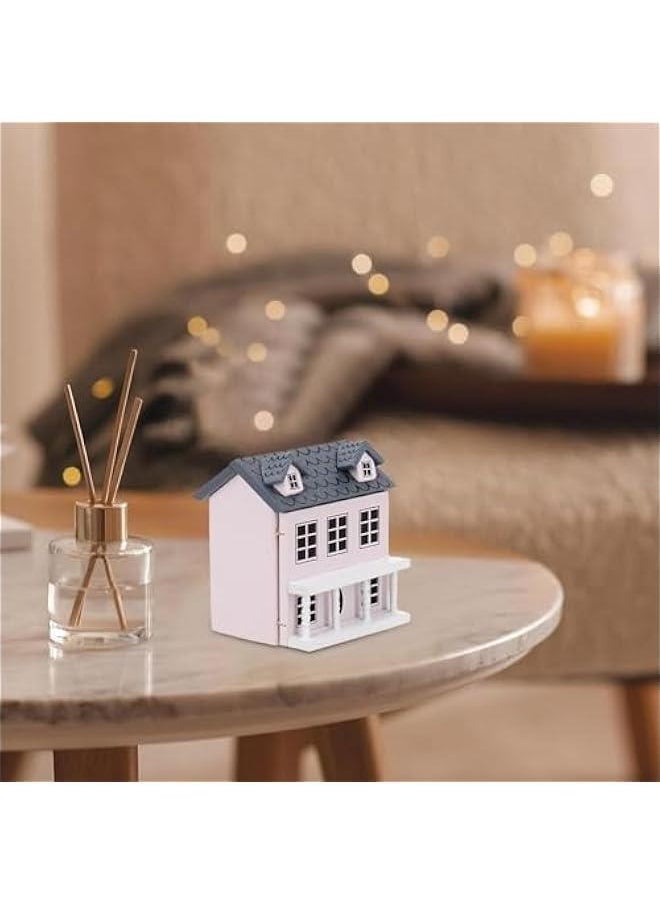 Doll House Toy for Kids Handmade Tiny House Toys Villa Small House Miniature Villa for Children Miniature House Model kit for Children Tiny House Building, Pink, MKH5Q1TFVMGKEEMK5CM