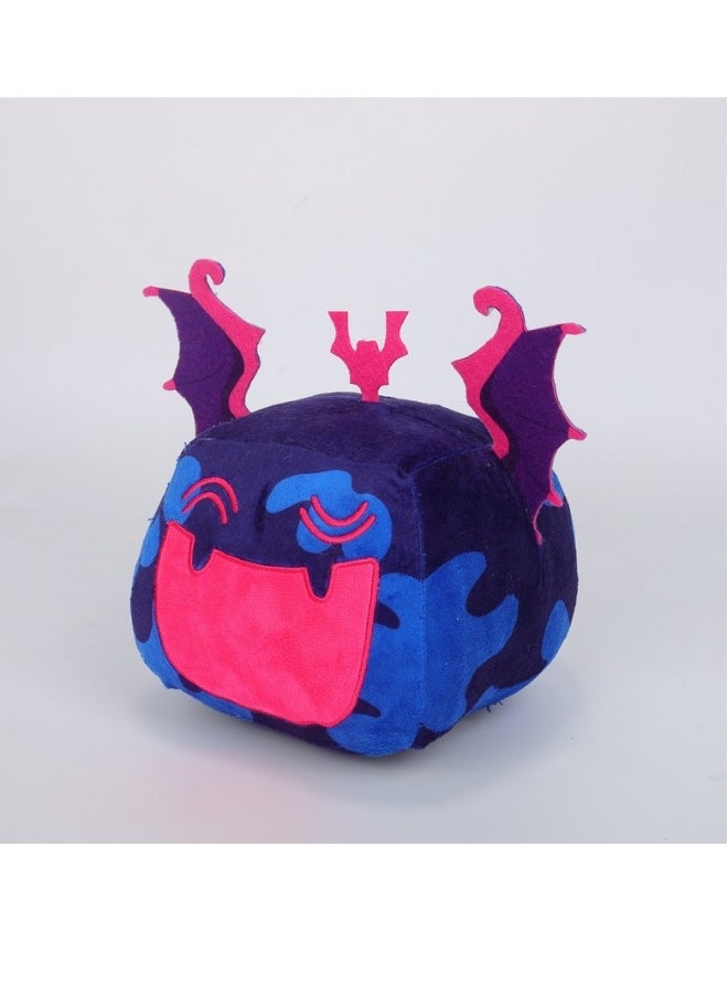 2 Pcs Roblox Blox Fruit Plush Toy Big Bat Dizzy Box And Bat Big Mouth Box 15 Cm Gift For Fans Girls And Boys