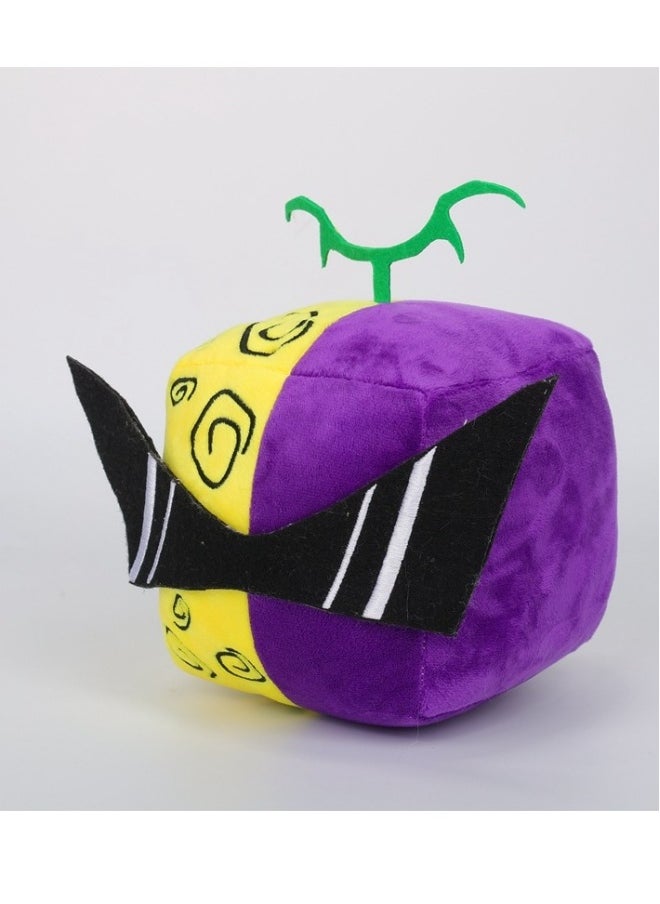 2 Pcs Roblox Blox Fruit Plush Toy Sunglasses And Leopard Print Dizziness Box 15 Cm Gift For Fans Girls And Boys