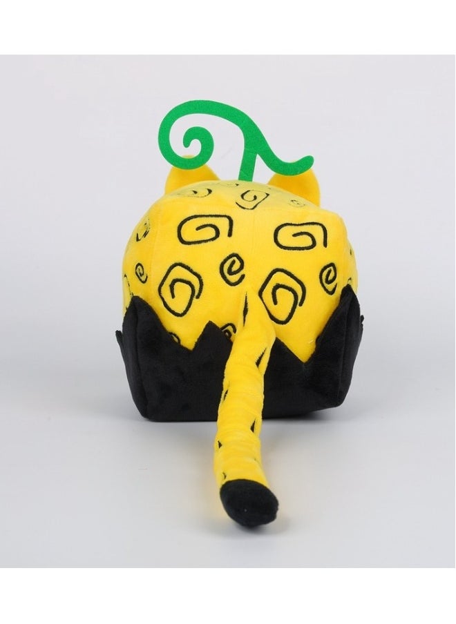 2 Pcs Roblox Blox Fruit Plush Toy Sunglasses And Leopard Print Dizziness Box 15 Cm Gift For Fans Girls And Boys
