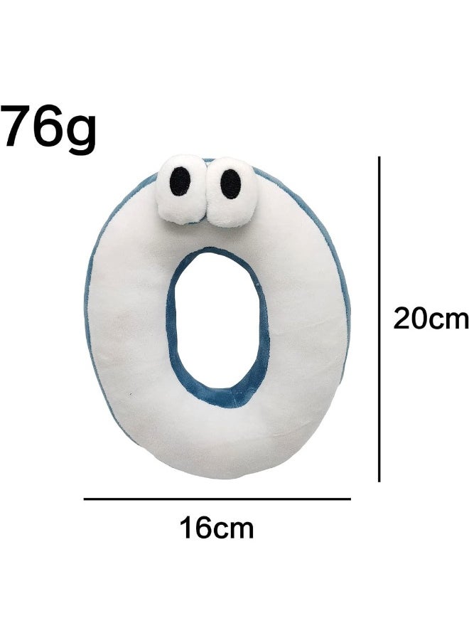 10-piece set of number 0-9 stuffed animal toys that are beautiful and fun
