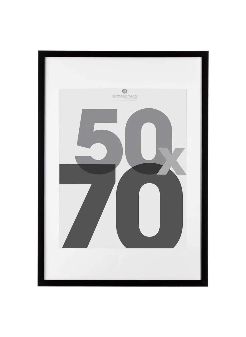 Wooden Photo Frame 52.6 x 3.5 x 72.6 cm Black