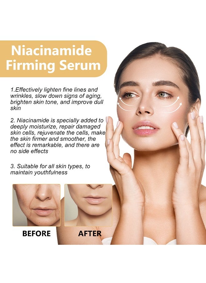 Restore Youth,Niacinamide Serum for Face with Hyaluronic Acid - Face Serum for Sensitive Skin and Acne 40ml
