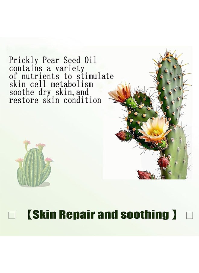 Prickly Pear Seed Oil, Organic Prickly Pear Oil, Cactus Facial Essence, Prickly Pear Seed Oil Skin Moisturizer, for Skin, Face, Hair 50ml