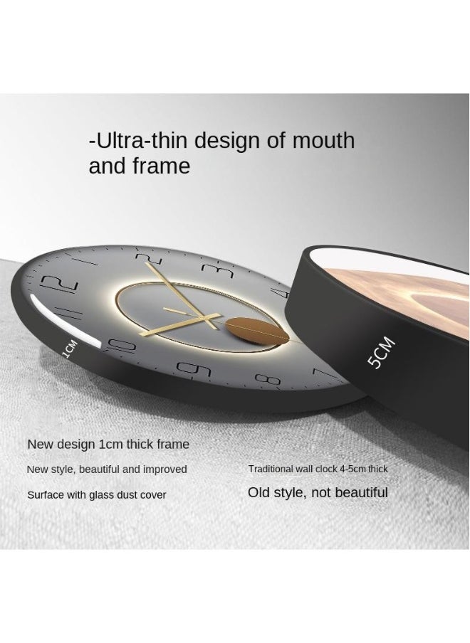 12 Inch Fashionable Silent Wall Clock Minimalist Clock