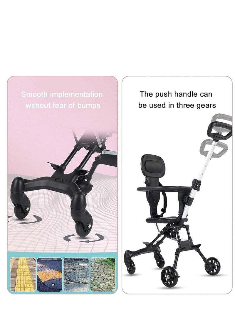 Baby Stroller Lightweight Foldable for Travel – Cabin Friendly Trolley Pram for Kids, Perfect for Airplane Travel, Shopping, Walking, Ideal for Babies and Toddlers Up to 5 Years
