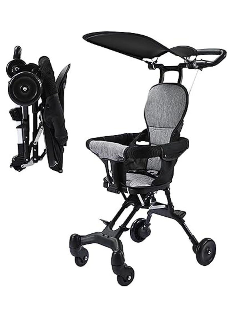 Baby Stroller Lightweight Foldable for Travel – Cabin Friendly Trolley Pram for Kids, Perfect for Airplane Travel, Shopping, Walking, Ideal for Babies and Toddlers Up to 5 Years