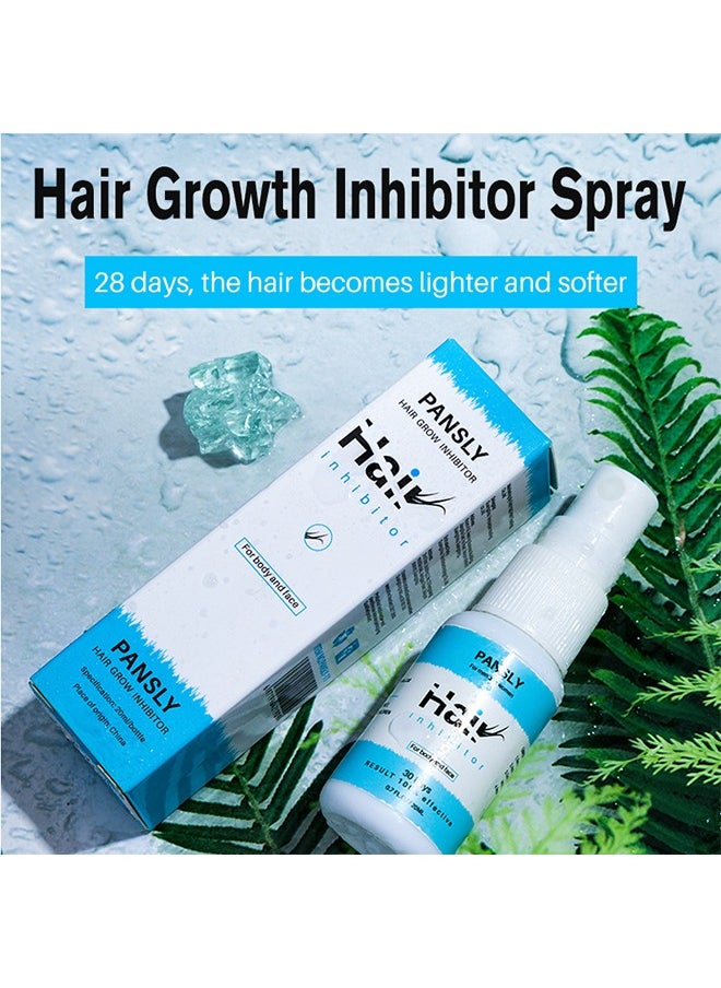 Hair Growth Inhibitor, Hair Removal Spray Reducing And Inhibiting Hair Growth, Legs, Underarms,Lips 100% Natural Non-Irritating 20g