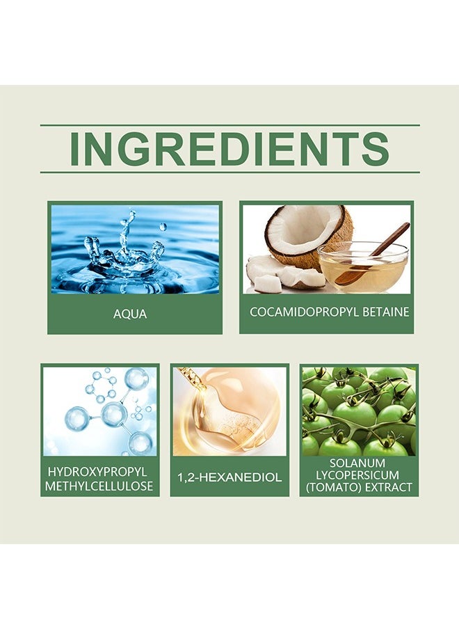 Green Tomato Clay Mask Cleanser, Face Wash With Smudge stick, Pore Purifying with 49% Green Tomato Extract, Sebum & Clogged Pore Care, Exfoliation, Fragrance-Free, Vegan & Dermatologically Tested, 120g