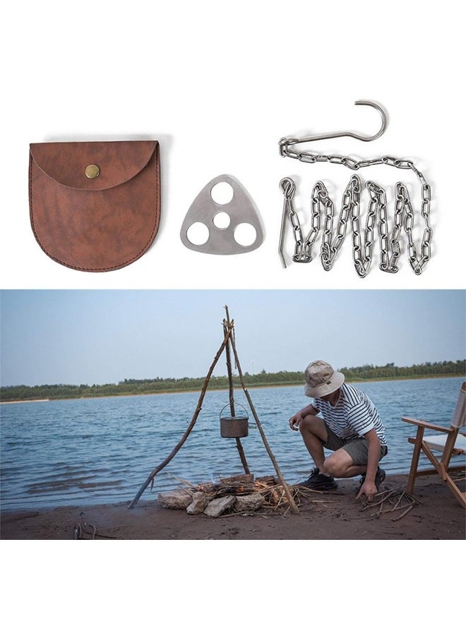 Outdoor Barbecue Cooking Tripod Suitable For Camping Activities