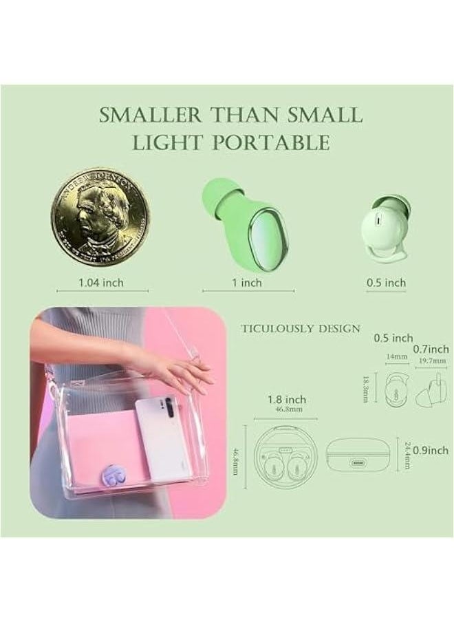 Wireless Invisible Sleep Earbuds Bluetooth Small Ear Buds For Side Sleepers Sleep Bluetooth Earbuds Smallest Tiny Wireless Sleeping Ear Buds For Small Ears Noise Cancelling Earbuds For Sleep