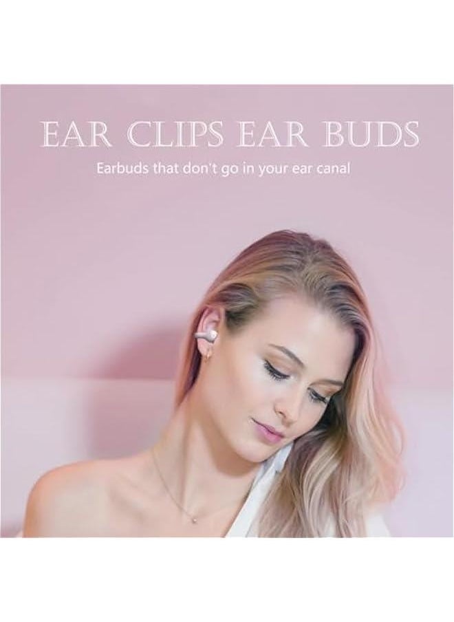 Wireless Open Ear Earbuds Bone Conduction Bluetooth Clip On Headphones Sports Wireless Open Ear Bone Conduction Conducting Headphones Bluetooth Bone Conduction Ear Clip Earbuds