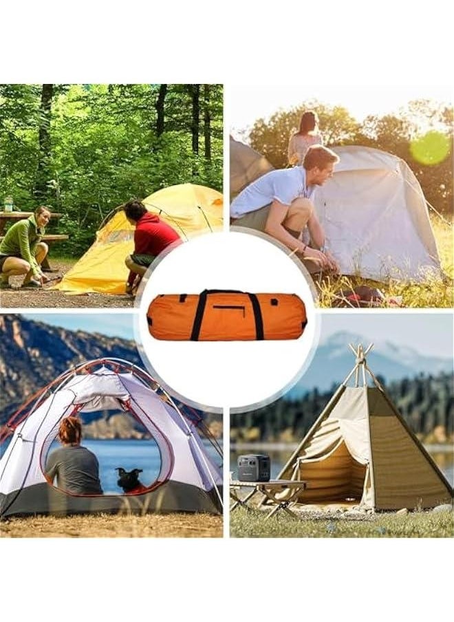 Waterproof Luggage Pack Pouch For Camping, Duffel Bag Duffle Bag, Large Capability Folding Tent Storage Carry Bag, Tent Bag, Camping Pouches, Standard Tough Duffle Gear Bag,300D Encrypted Oxford Clo