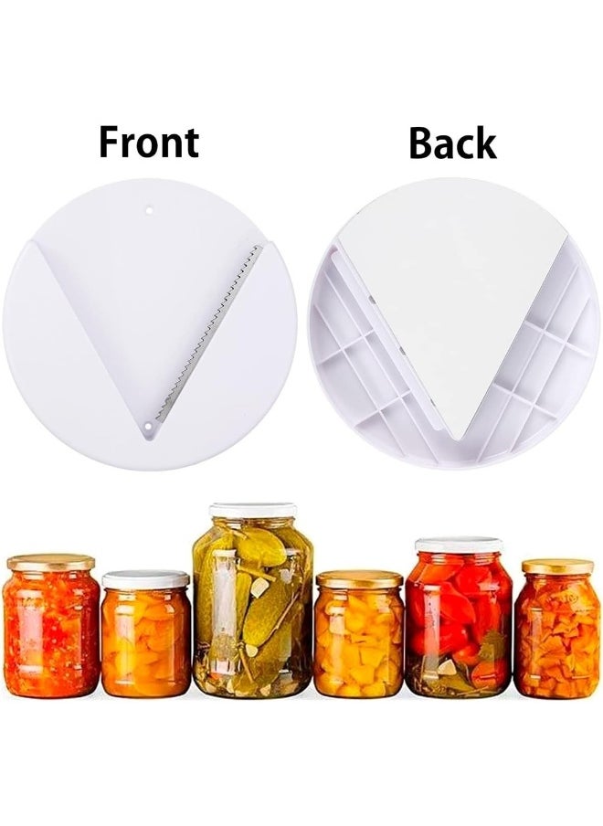 Under-Cabinet Can Opener, Cap Opening Tool, Easily Grips and Unscrews Many Container Sizes, Ideal Kitchen Gadget for Seniors with Weak Hands and Arthritis
