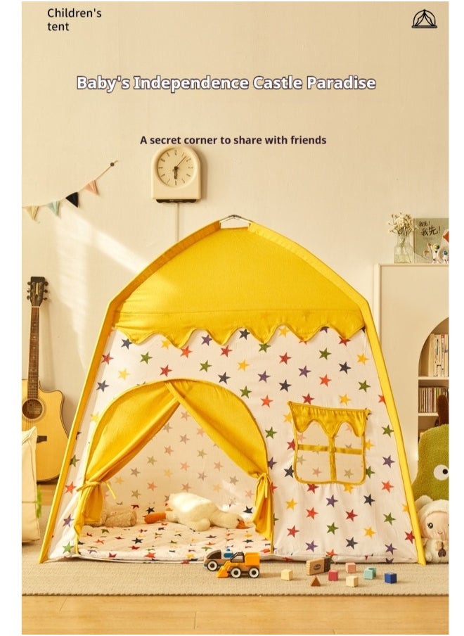 Children's Play Tent Princess Castle Play Tent Kids Princess Tent With Carpet Ball Colored Flag Cloud Tent Easy to Set up and Stow Away Outdoor Indoor Play Tent Game House Girl'S Princess Toy House