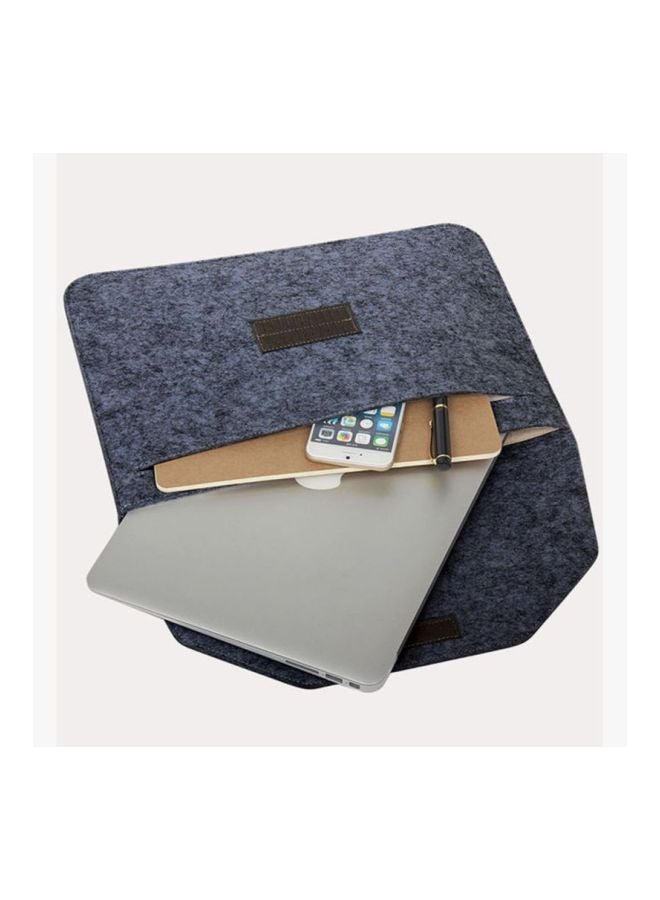 Protective Sleeve For Apple MacBook 13.3-Inch Dark Grey