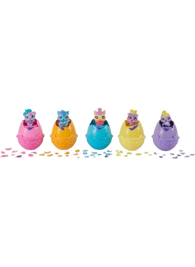 Egg Carton Toy With 5 Mini Figures In Self-Hatching Eggs 11 Accessories Kids Toys