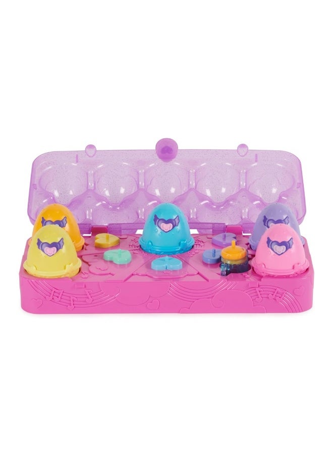 Egg Carton Toy With 5 Mini Figures In Self-Hatching Eggs 11 Accessories Kids Toys