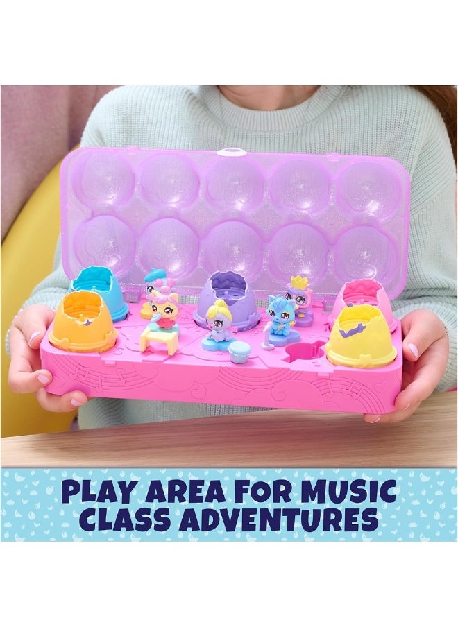 Egg Carton Toy With 5 Mini Figures In Self-Hatching Eggs 11 Accessories Kids Toys